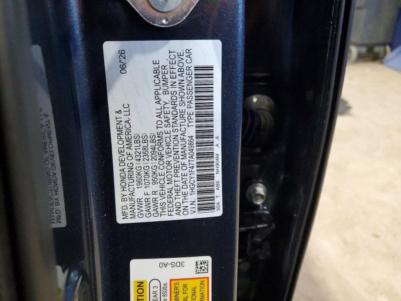 2026 HONDA ACCORD SE 12