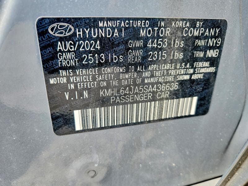 2025 HYUNDAI SONATA SEL 12