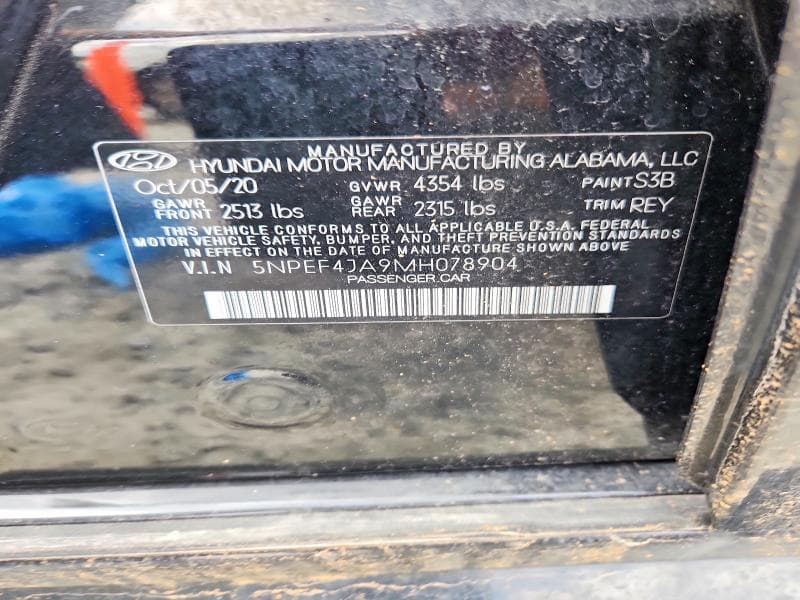 2021 HYUNDAI SONATA SEL 12