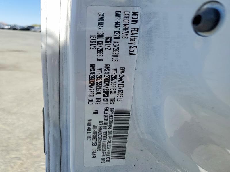 2017 RAM PROMASTER CITY SLT 13