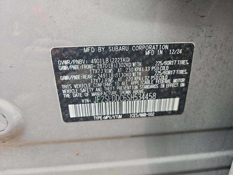 2025 SUBARU FORESTER PREMIUM 13