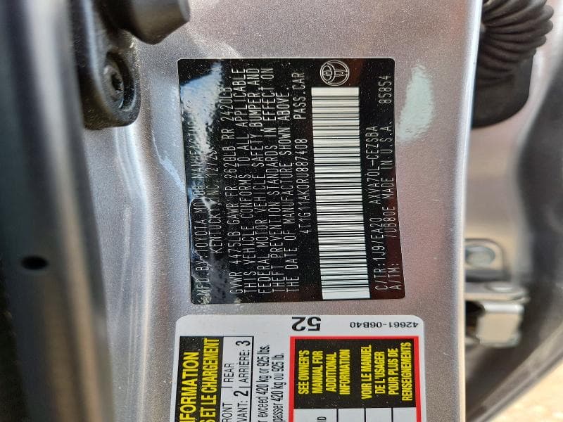 2024 TOYOTA CAMRY SE 12