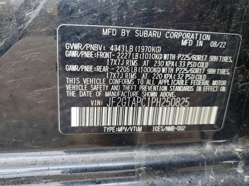 2023 SUBARU CROSSTREK PREMIUM 14