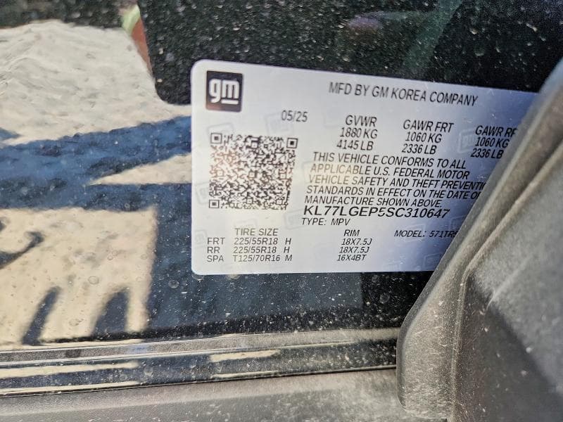 2025 CHEVROLET TRAX 1RS 13