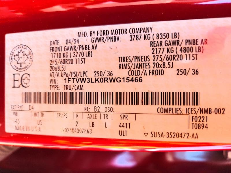 2024 FORD F150 LIGHTNING XLT 13