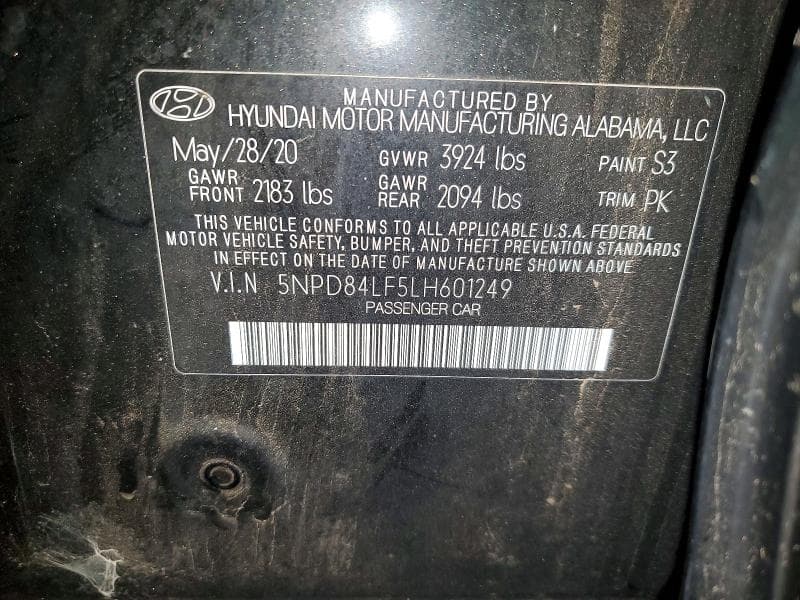 2020 HYUNDAI ELANTRA SEL 12