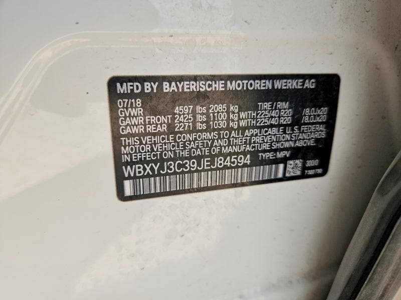 2018 BMW X2 SDRIVE28I 12
