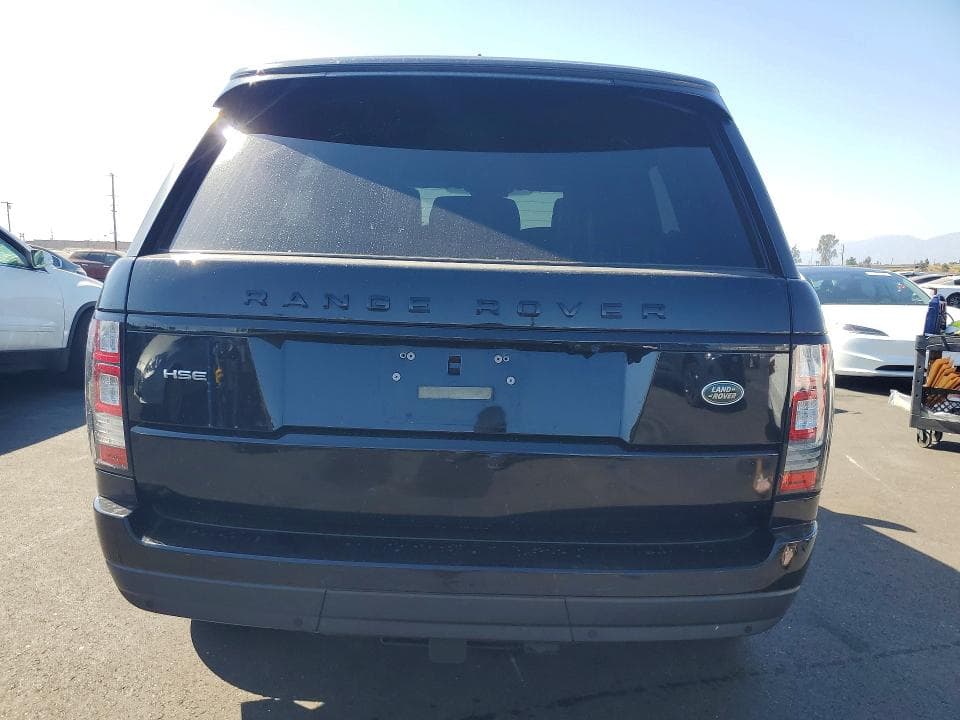 2017 LAND ROVER RANGE ROVER HSE 6
