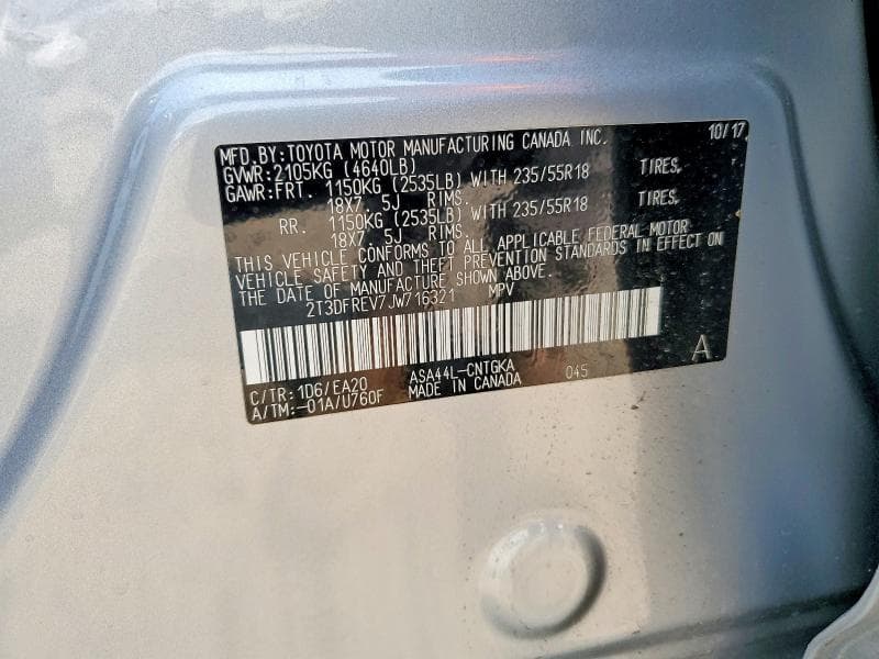 2018 TOYOTA RAV4 LIMITED 14