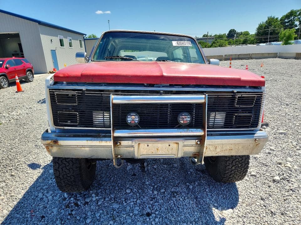 1986 CHEVROLET BLAZER K10 5