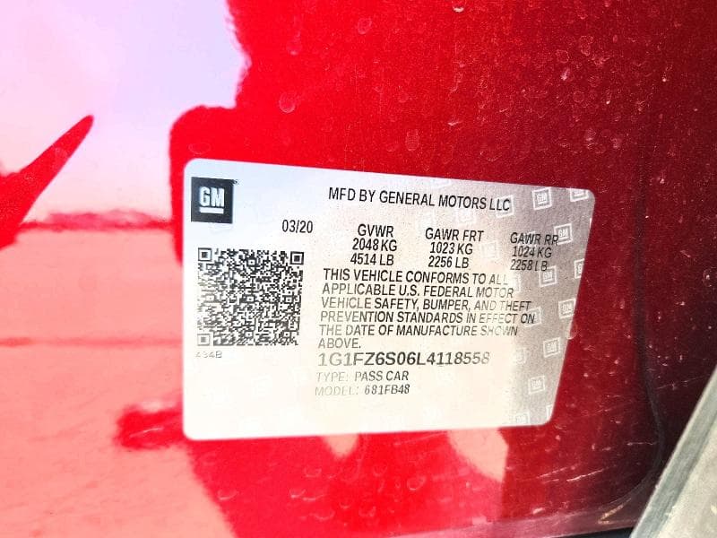 2020 CHEVROLET BOLT EV PREMIER 12