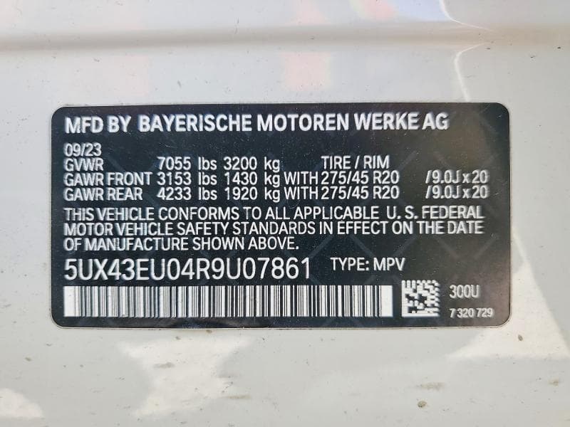2024 BMW X5 XDRIVE50E 14