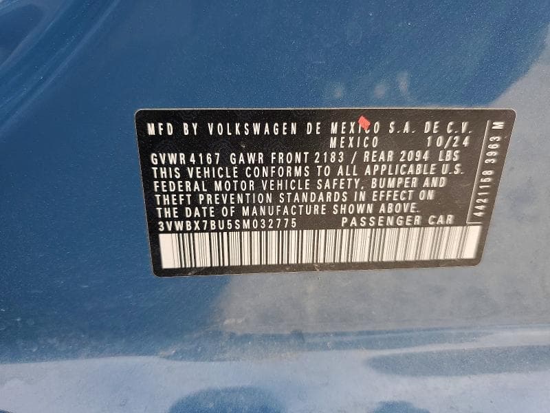 2025 VOLKSWAGEN JETTA SPORT 12