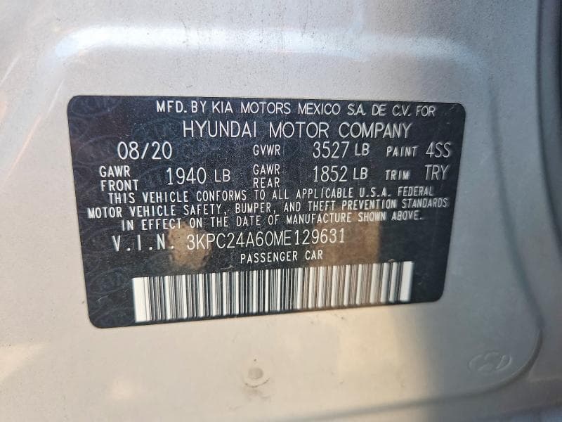 2021 HYUNDAI ACCENT SE 13