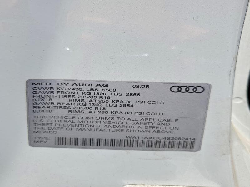 2025 AUDI Q5 PREMIUM 12