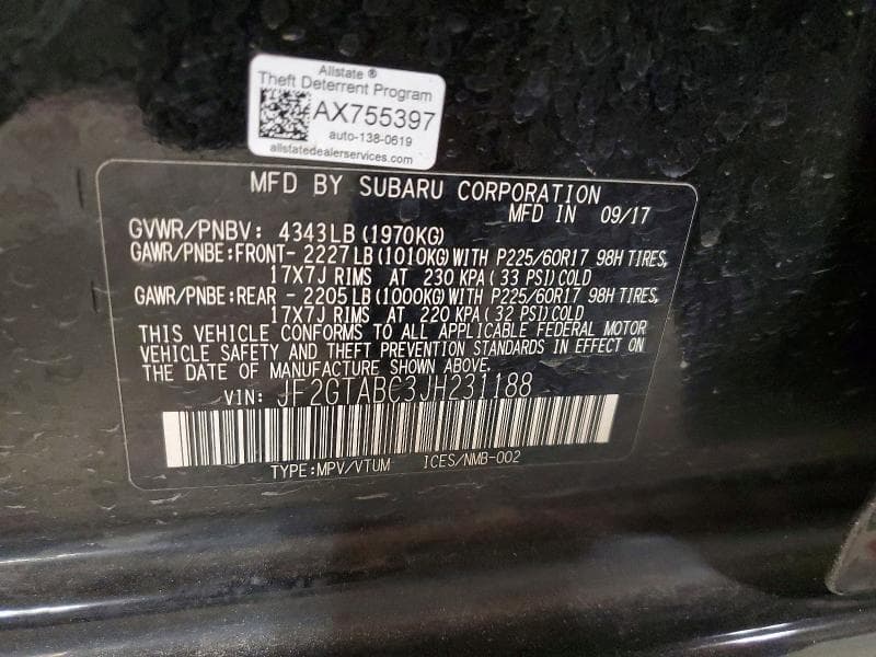 2018 SUBARU CROSSTREK PREMIUM 13