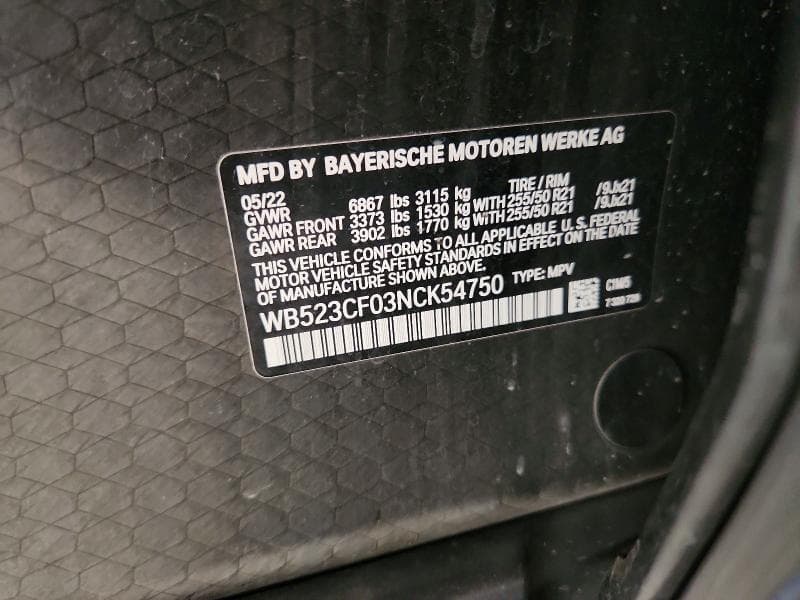 2022 BMW IX XDRIVE50 13