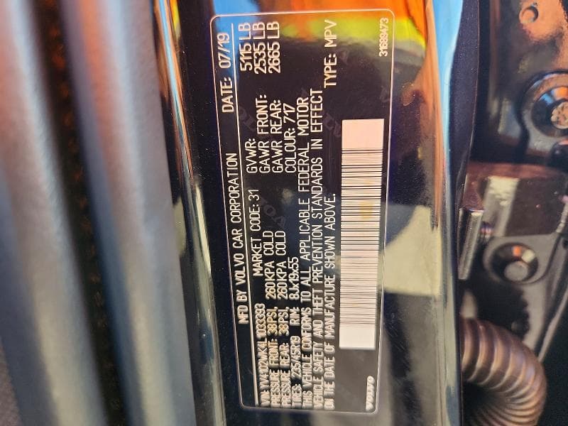 2020 VOLVO V60 CROSS COUNTRY T5 MOMENTUM 13