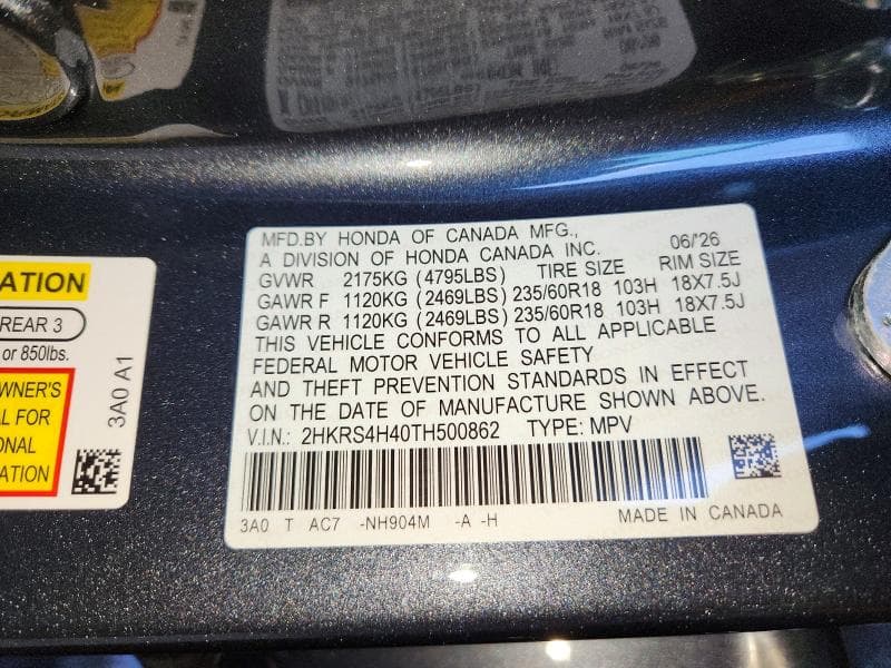 2026 HONDA CR-V EX 13