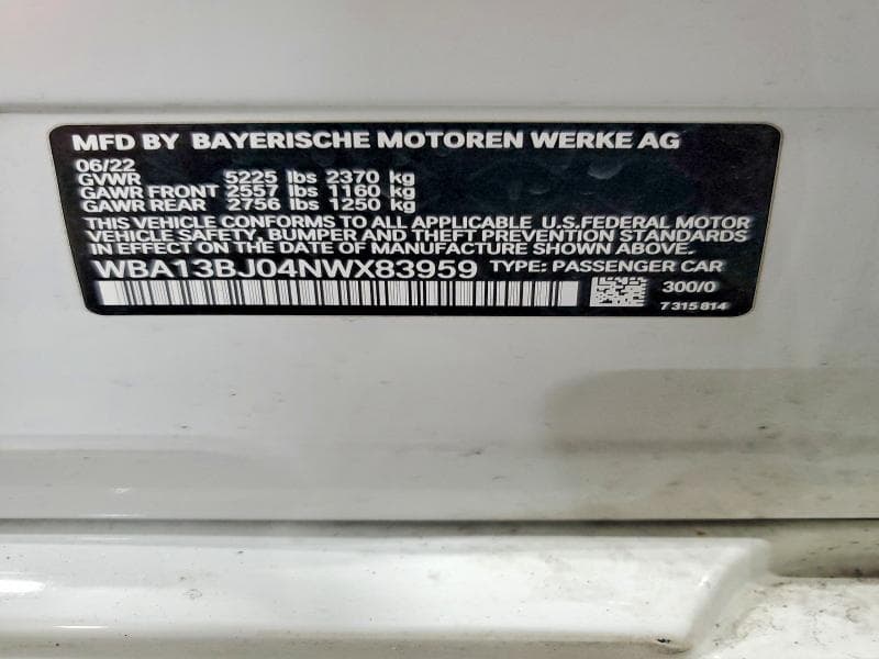 2022 BMW 530 XI 12