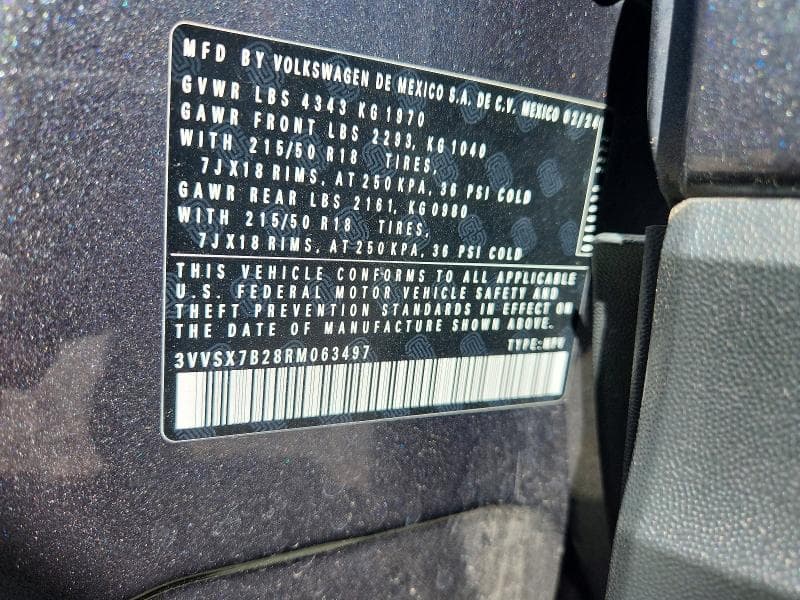 2024 VOLKSWAGEN TAOS SE 13