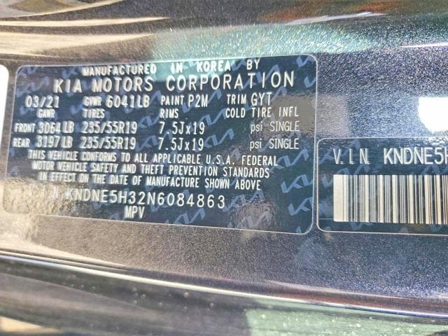 2022 KIA CARNIVAL SX PRESTIGE 13