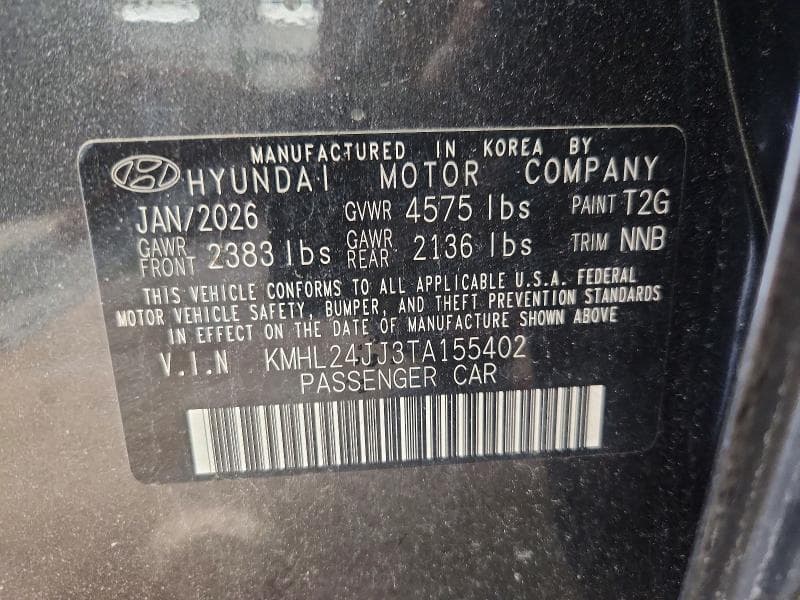 2026 HYUNDAI SONATA HYBRID BLUE 12