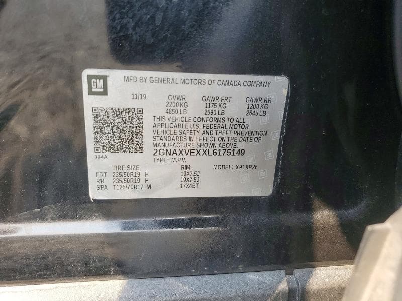 2020 CHEVROLET EQUINOX LT 13