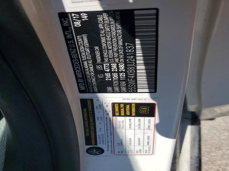 2018 MERCEDES-BENZ C 300 4MATIC 12