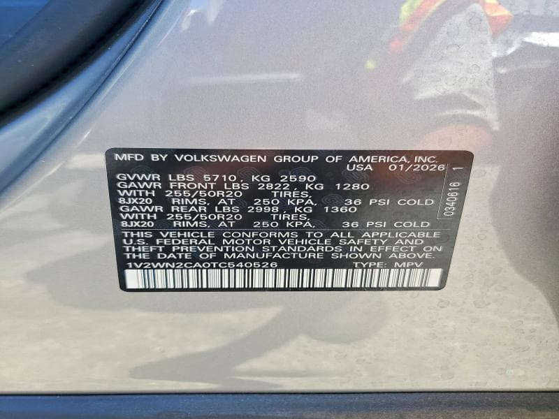 2026 VOLKSWAGEN ATLAS SE 13