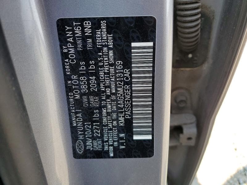 2021 HYUNDAI ELANTRA SE 12
