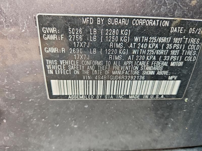 2024 SUBARU OUTBACK WILDERNESS 13