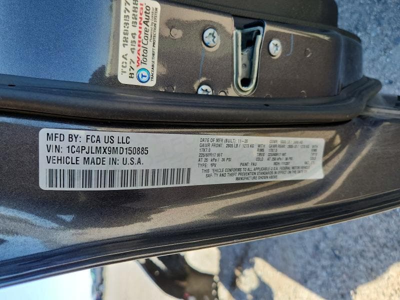 2021 JEEP CHEROKEE LATITUDE LUX 12