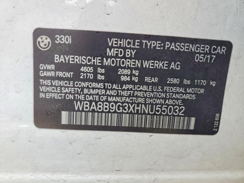 2017 BMW 330 I 13