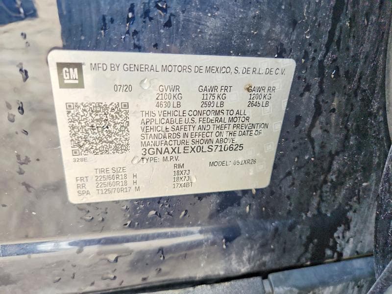 2020 CHEVROLET EQUINOX LT 13