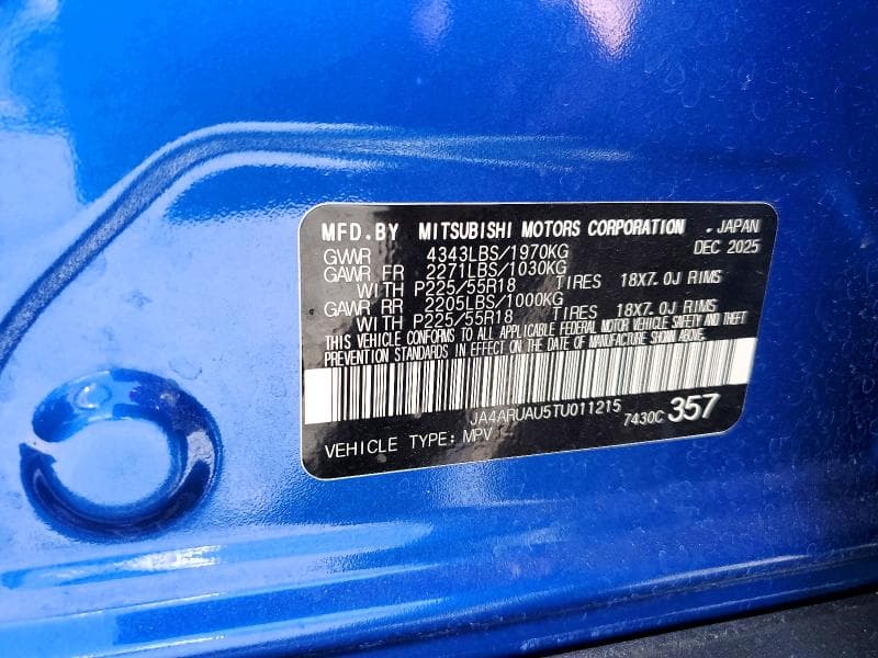 2026 MITSUBISHI OUTLANDER SPORT S/SE 13