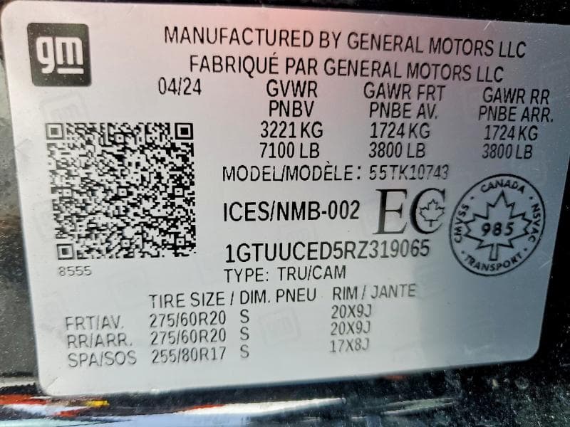 2024 GMC SIERRA K1500 ELEVATION 23