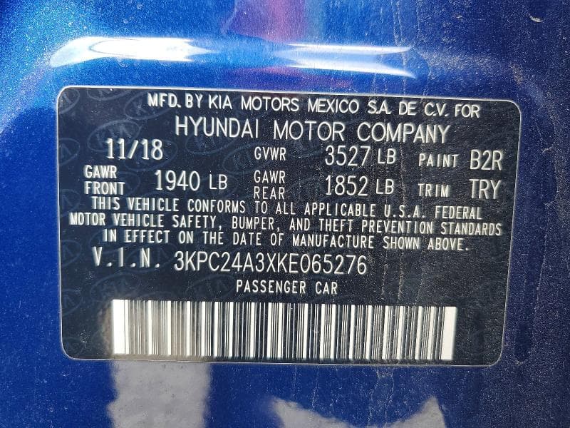 2019 HYUNDAI ACCENT SE 12