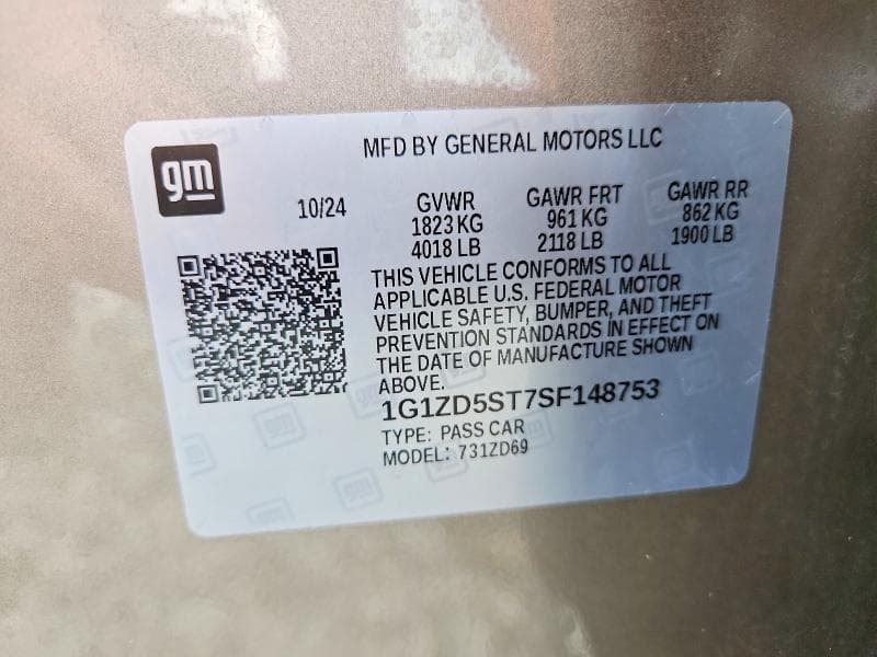 2025 CHEVROLET MALIBU LT 12