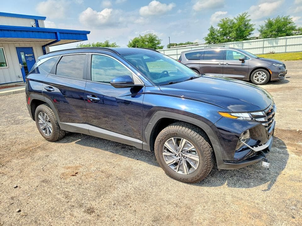 2023 HYUNDAI TUCSON BLUE 4