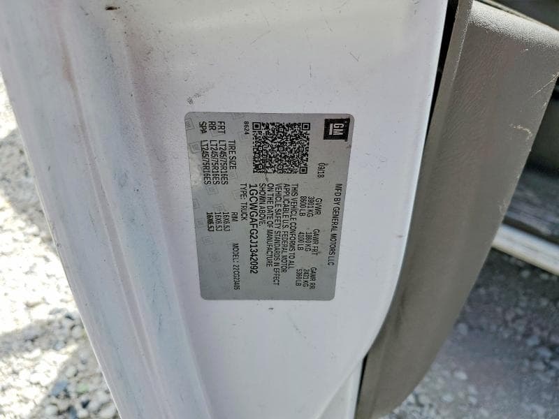 2018 CHEVROLET EXPRESS G2500 13
