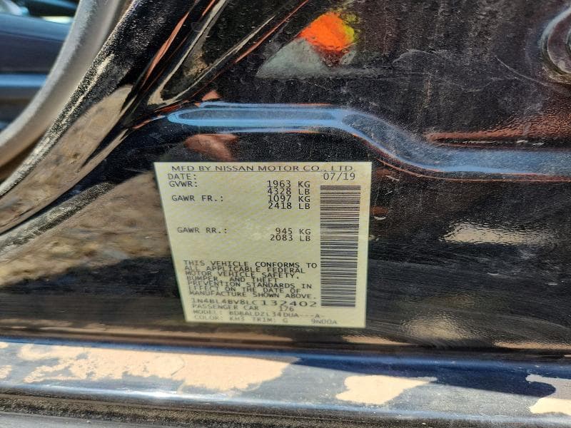 2020 NISSAN ALTIMA S 12