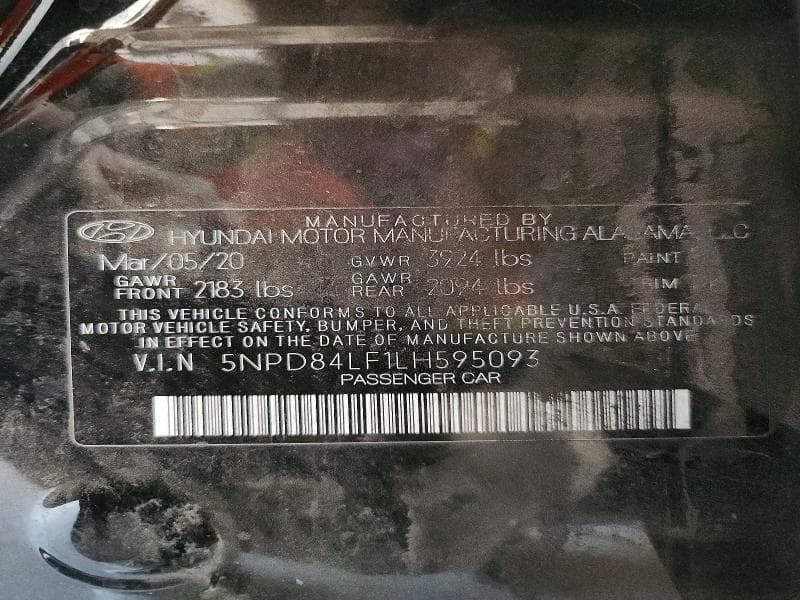 2020 HYUNDAI ELANTRA SEL 12