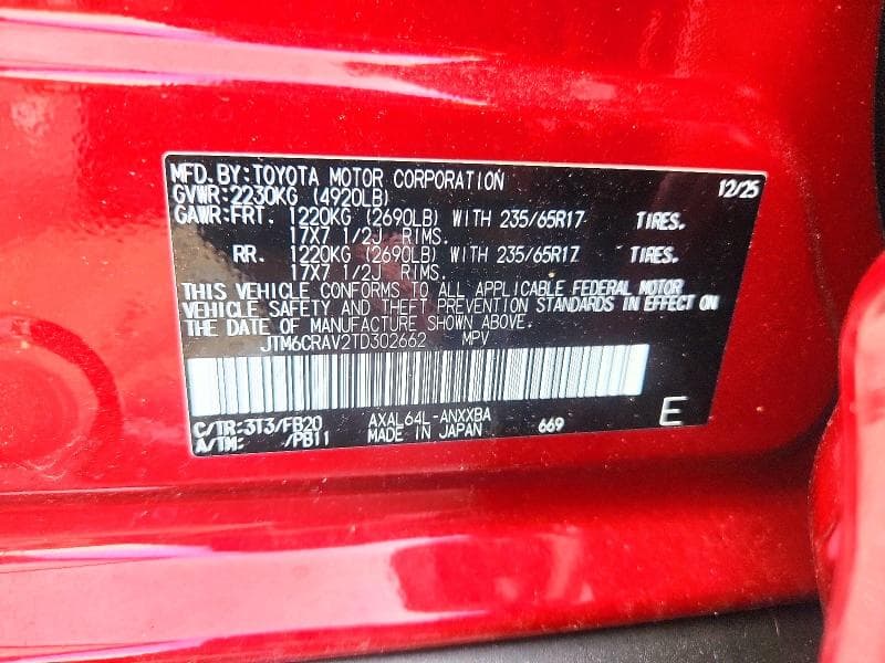 2026 TOYOTA RAV4 LE 13