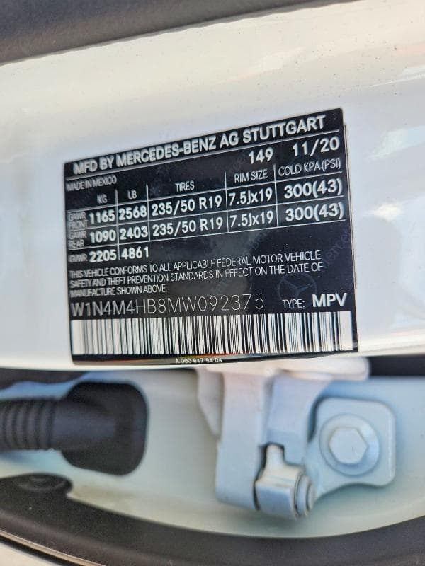2021 MERCEDES-BENZ GLB 250 4MATIC 14