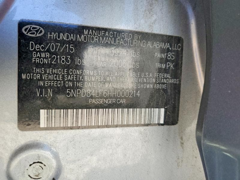 2017 HYUNDAI ELANTRA SE 13