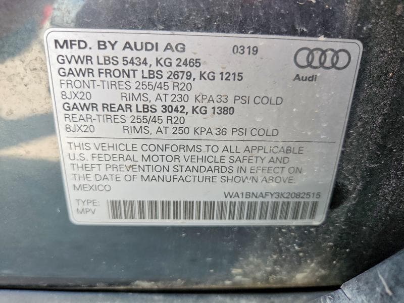 2019 AUDI Q5 PREMIUM PLUS 13