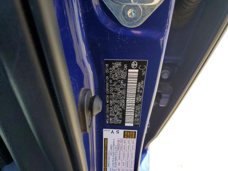2018 TOYOTA PRIUS THREE 12