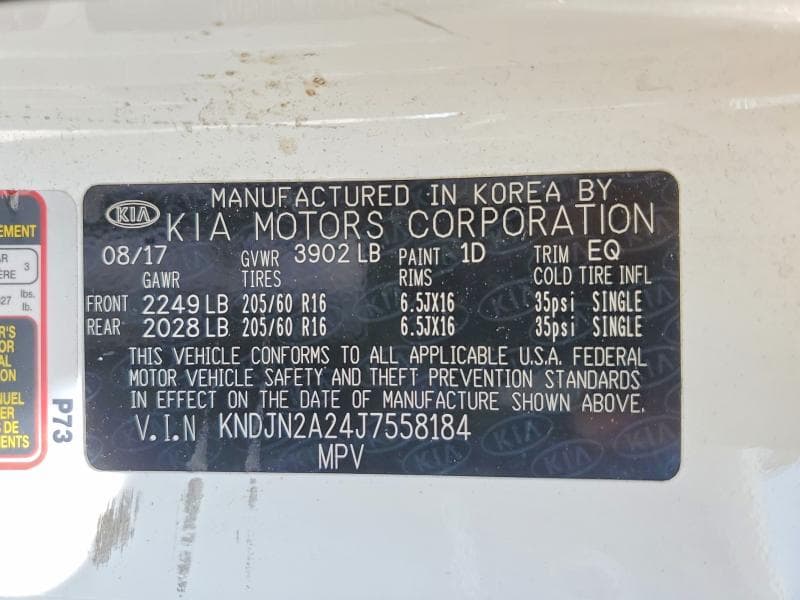 2018 KIA SOUL BASE 12