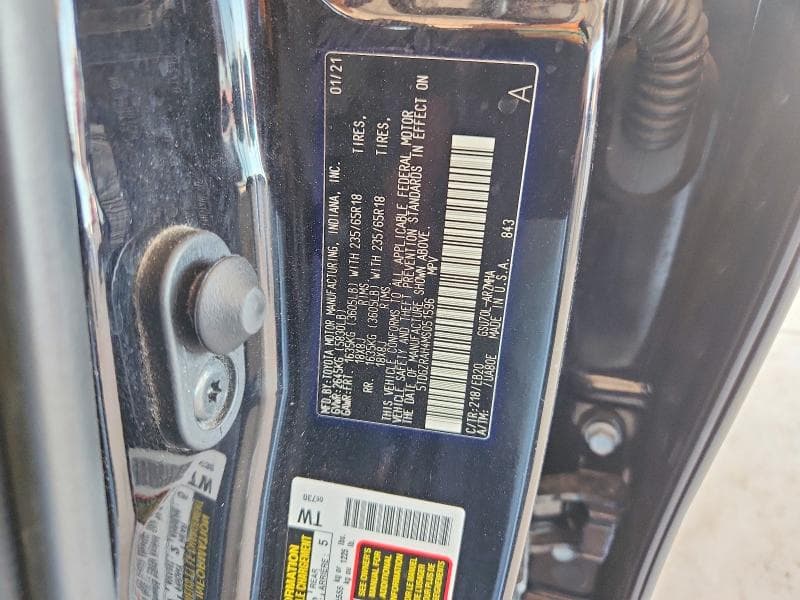 2021 TOYOTA HIGHLANDER XLE 13